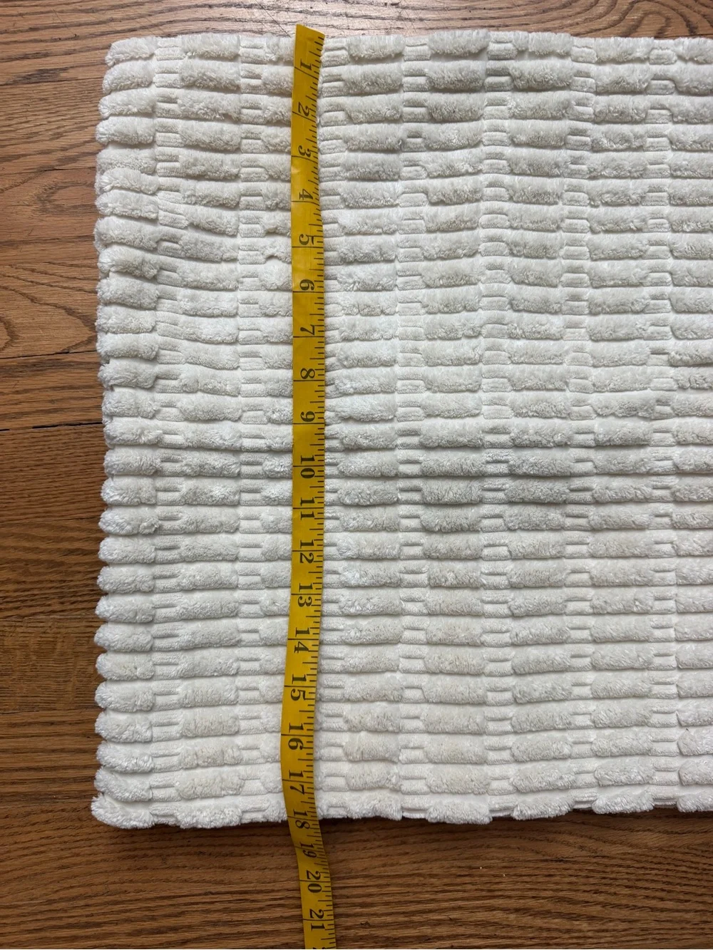 Set of 3 Cream Chenille Textured Throw Pillow Covers 19x19 Zip